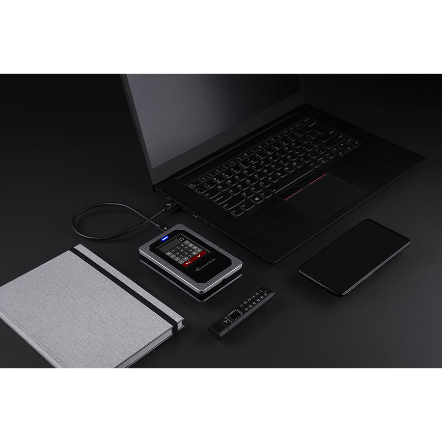 DataLocker DL4 FE 1 TB Portable Hard Drive - External - TAA Compliant DataLocker DL4 FE 1 TB Portable Hard Drive - External - TAA Compliant